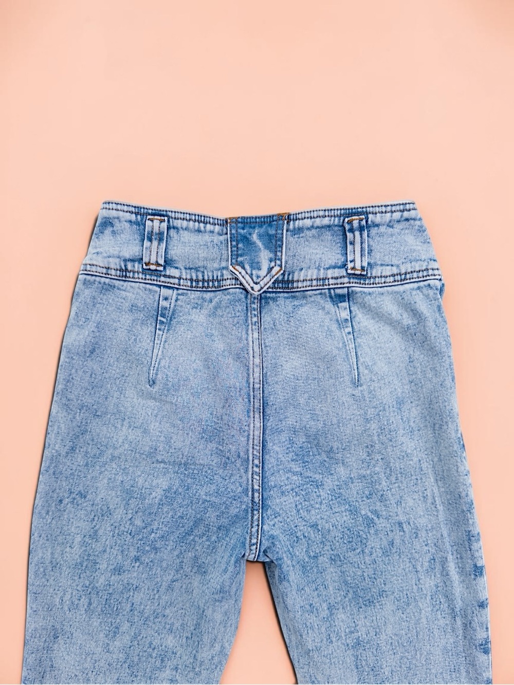 Abercrombie & Fitch Vintage 80s Style Stone Wash Straight Leg Jeans